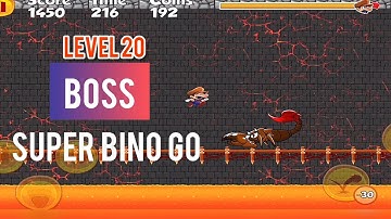 SUPER BINO GO | level 20 | BOSS BATTLE #superbinogo #androidgameplay #gamingchannel
