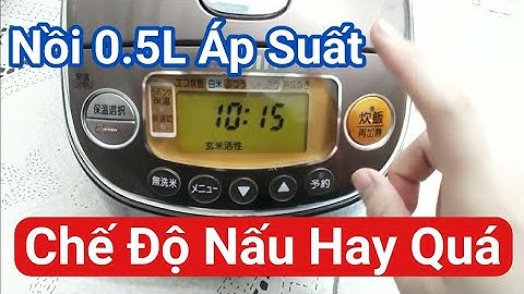 💎Chế Độ Nấu Quá Đỉnh | Nồi 0.5L Áp Suất Zojirushi NP-RL05 | 0985851342