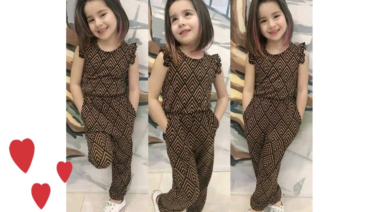 قص وخياطةسلوبت بناتى رائع للعيد بكل تفاصيله(طريقة عمل سالوبيت(جامبسوت) ب جيب مخفى وكم كرانيش2الجزء😍