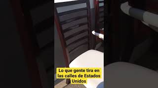 Lo que tiran en las calles de EUA