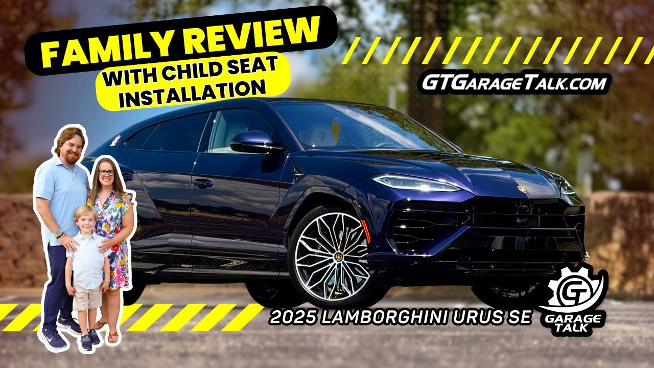 2025 Lamborghini Urus SE // Family Review with EXCLUSIVE Child Seat Installation