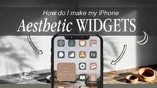 How do I make my iPhone aesthetic widgets 📲 | App icons iPhone & iPad, BEST Phone themes & WIDGETS!