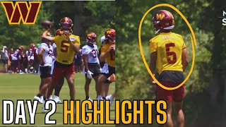 The Washington Commanders Continue To IMPRESS At OTA's... | Commanders News | OTAs Highlights