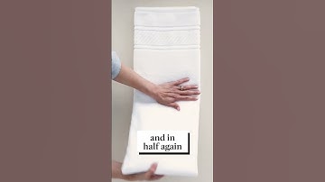 How to Fold Bath Towels