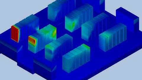 Transient heat recirculation in data center