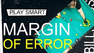 Pool Lessons | MARGIN OF ERROR | Play It Smart #billiards screenshot 1
