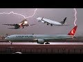 *Go Arounds, Aborted Takeoffs and Delays* Extreme Thunderstorm Hits Istanbul Ataturk! 16.6.18