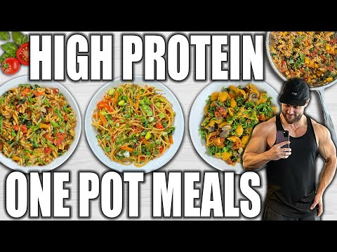 3 Easy One Pot Vegan Meals - Quick & High Protein