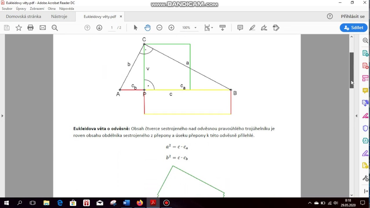 Eukleidovy věty [1/2]