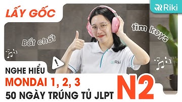 30 PHÚT LUYỆN NGHE TIẾNG NHẬT N2 MONDAI 1,2,3 GẤP ĐÔI TỐC ĐỘ LÀM BÀI