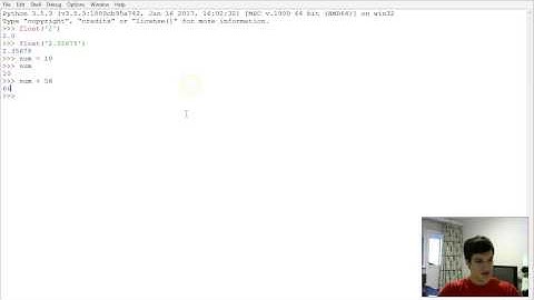 Python начало : типы данных и переменные.