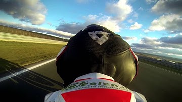 Acceleration motorcycle test at Navarra