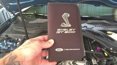 GT 500 Shelby Water Tray removal #1