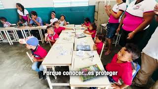 Donativo de libros en la escuela Asdrubal Hernandez del Hato Merecure