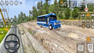 Bus Jadul Sekolah Di Buat Offroad - Bus Simulator Indonesia  screenshot 4