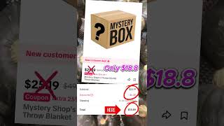Unboxing two throw blankets for only 18 8