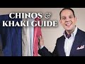 Chinos & Khaki Pants Guide For Men