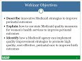 Exploring State Medicaid Performance Measures, & Incentives to Promote Improvement in Women's Health