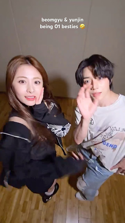 [TXT] they have no fear 🤣 #BEOMGYU #YUNJIN