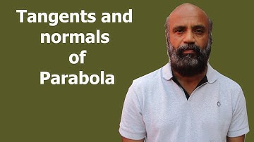 Tangent and normal of parabola