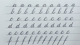How To Write Letters in Calligraphy | English Handwrting #calligraphy #letter  #handwriting