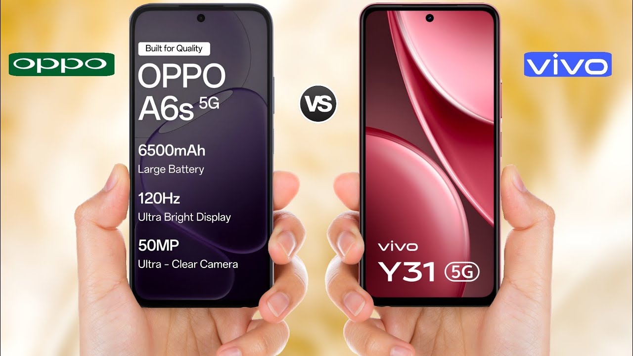 OPPO A6S 5G vs Vivo Y31 5G || Full Comparison - YouTube