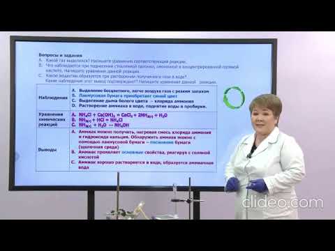 Практическая работа № 6 «Получение аммиака и изучение его свойств». Производство аммиака 9 класс