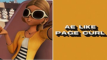 Ae like page curl transition | video star ( graphs+motion blur QR code’s included)