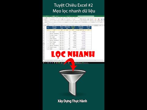 Mẹo lọc nhanh dữ liệu với Filter trong Excel | Mẹo thủ thuật Excel #2 | XDTH