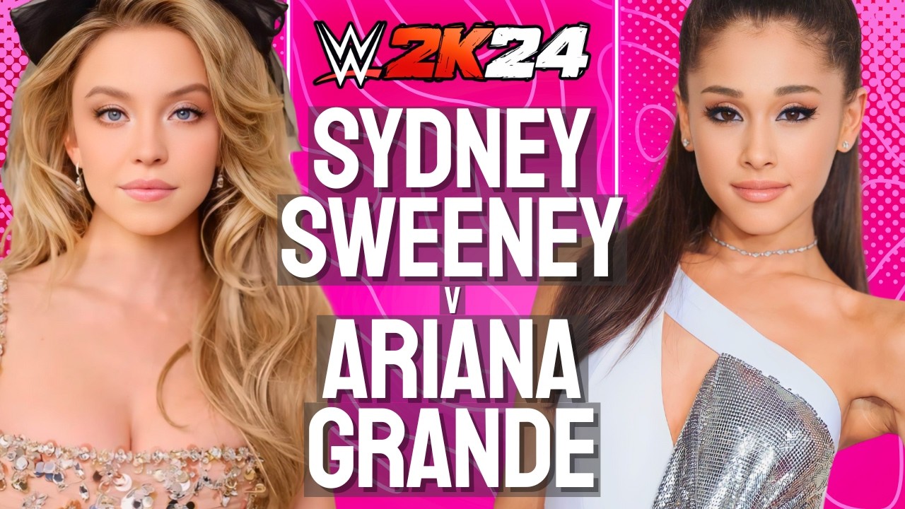 💥 Сидни Суини против Арианы Гранде — одиночный матч по борьбе | WWE 2K24 💥