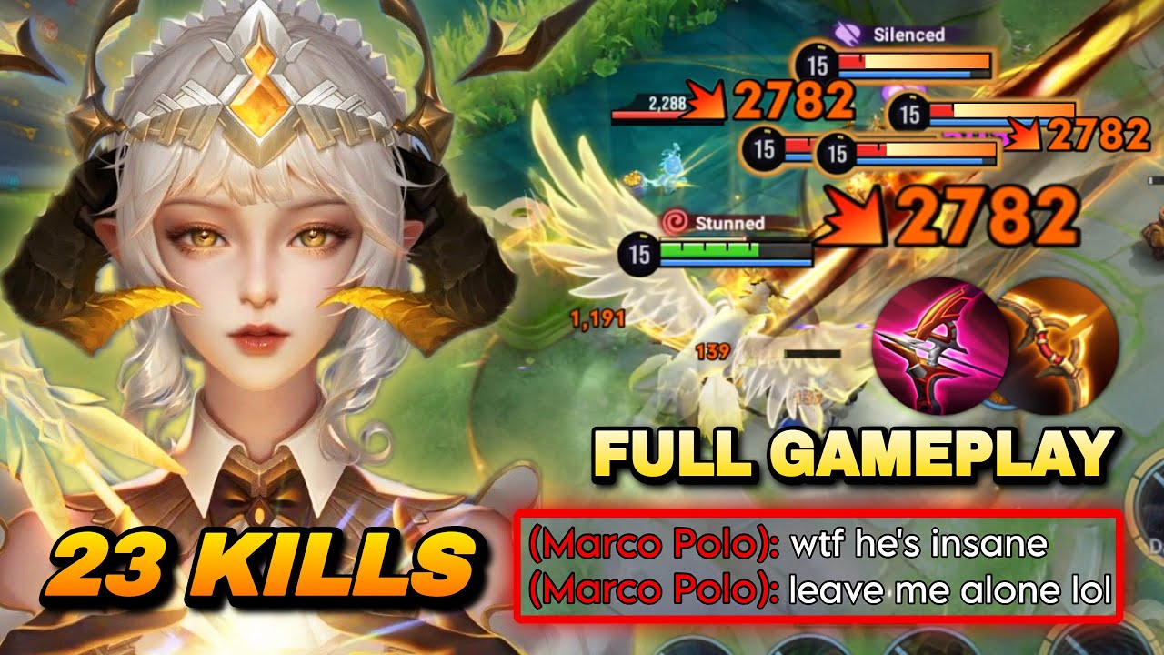 23 KILLS! TOP 1 GARO DRACONIC LIGHT FULL FARM LANE GAMEPLAY! | HONOR OF KINGS