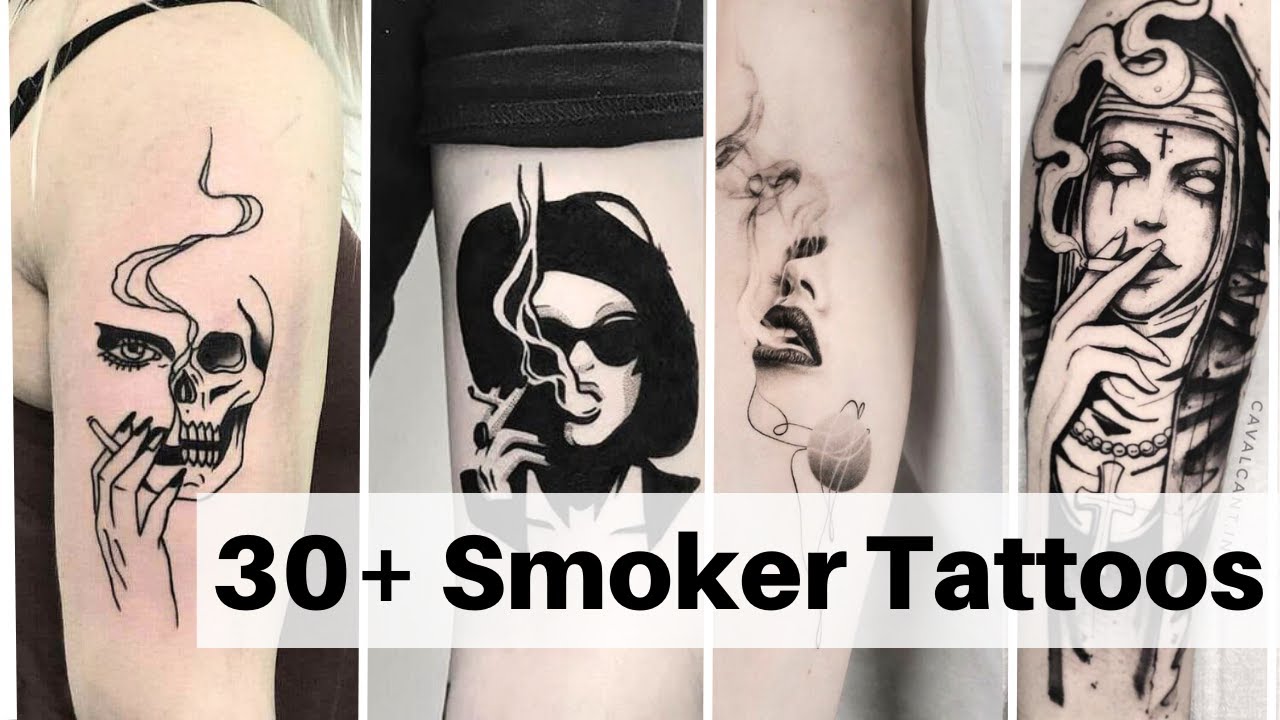 Abstract smoke tattoo | Smoking tattoo images | Pop smoke tattoos ...