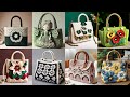 Hand Maded Crochet /Hand Bags Collection Flowers/Design Beautiful Colors /Stylish Crochet bags