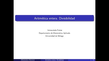 Algoritmo de la Divisibilidad - DEFINICION