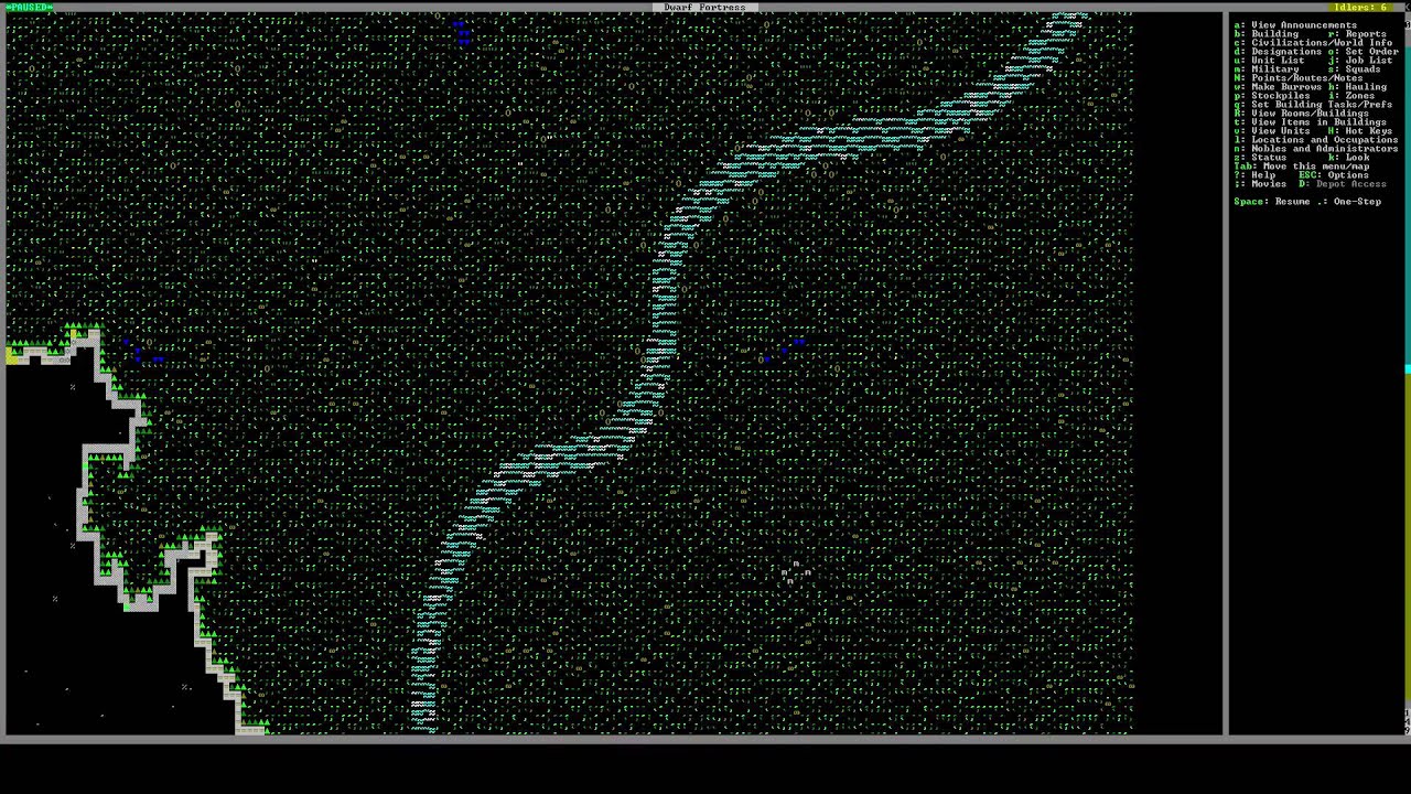 DF 0.42.04 Tutorial - UI and Looking Around