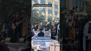 Western Street Breakfast returns to Colorado Springs! #rodeo #coloradosprings #cowboys