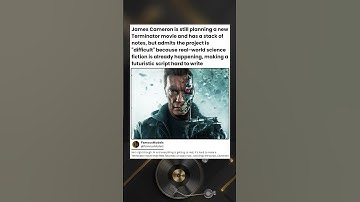 James Cameron is still planning a new Terminator movie and has a stack of notes, but admits the