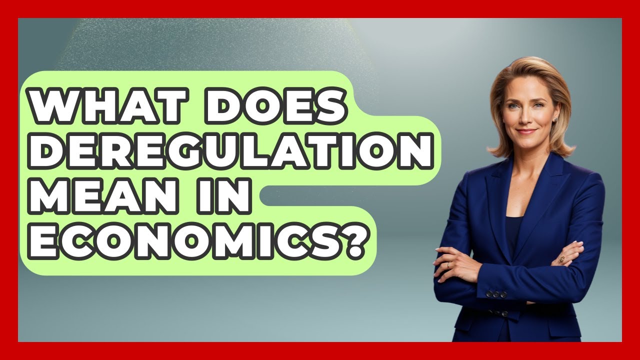 What Does Deregulation Mean In Economics? - Learn About Economics