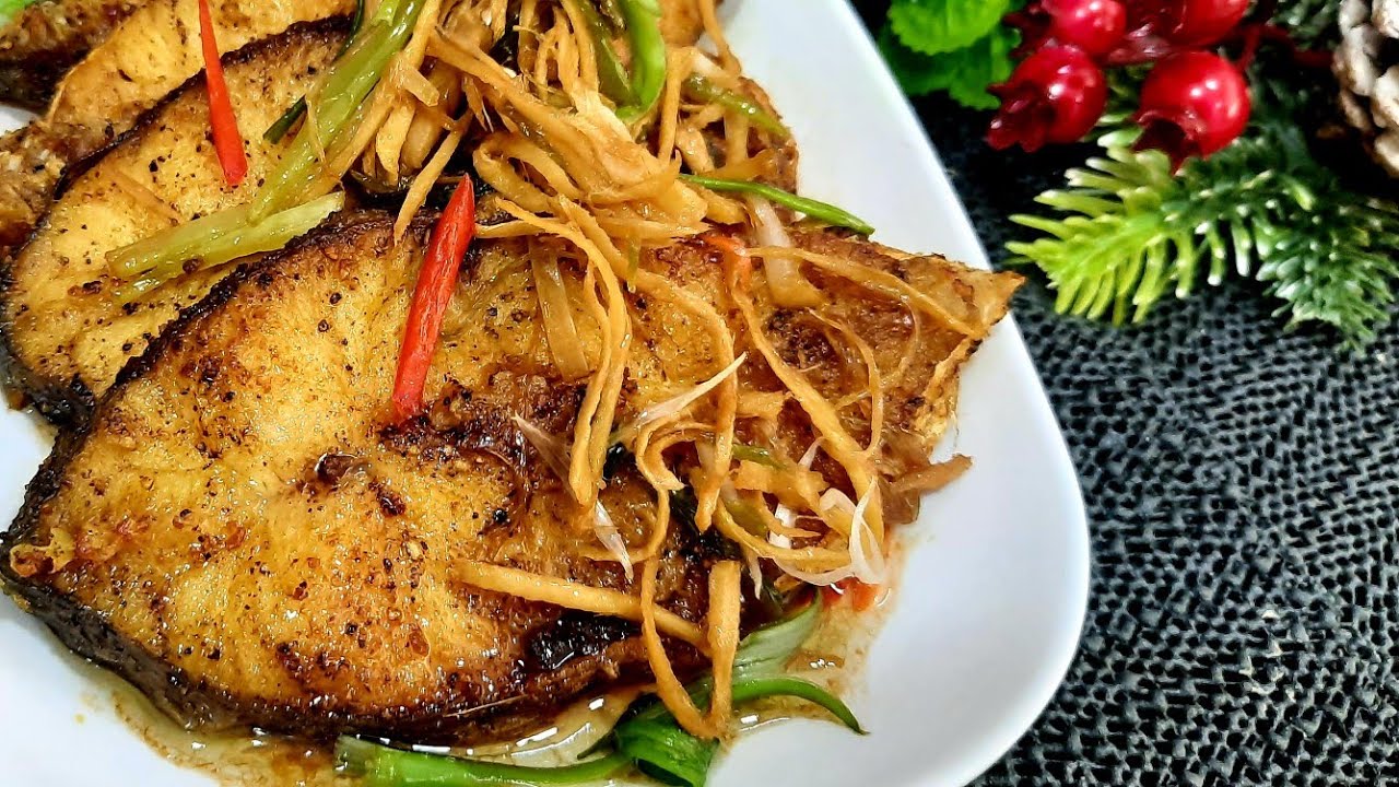 Salty Ginger Fried Fish /simple ingredients/Best to serve with rice