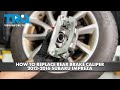 How to Replace Rear Brake Caliper 2012-2016 Subaru Impreza