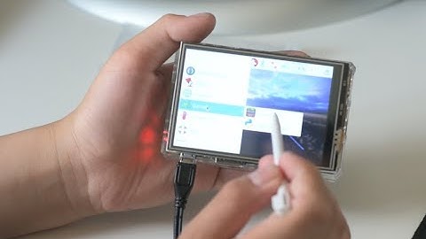 Easy install with links 3.5" touch screen to Raspberry Pi 3