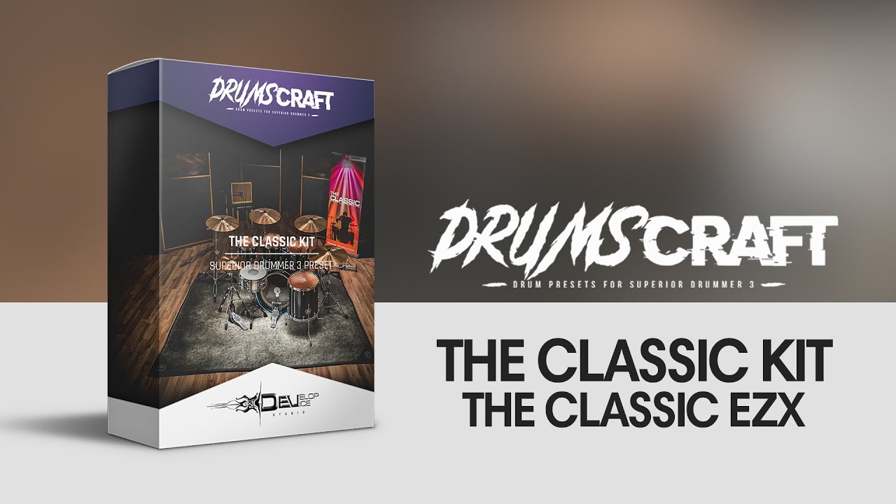 The Classic Kit: Superior Drummer 3 Preset - Sound Demo Video