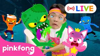 🔴 LIVE! 24 HOURS of Spooky Hoi’s Playground 🕷️ | Monster Finger Family | Pinkfong LIVE for Mobile