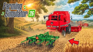 Wheat Harvesting + Cultivating With Massey Harvester | Farming Simulator 26 | Timelapse