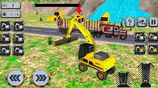 New Construction Simulator 3D - Offroad Bulldozer Excavator Driving - Android GamePlay screenshot 2