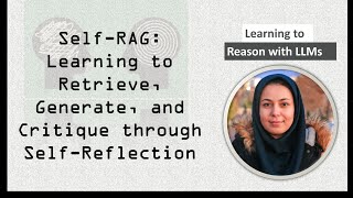 Self-RAG: Learning to Retrieve, Generate, and Critique through Self-Reflection