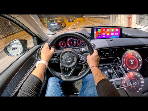 Youtube NEW Mazda CX-60 2024 [2.5 e-Skyactiv 328hp] |0-100| POV Test Drive #2091 Joe Black video Mazda