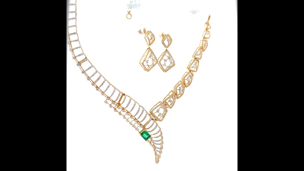 Timeless Necklace Set | Real Diamonds & Unique Design