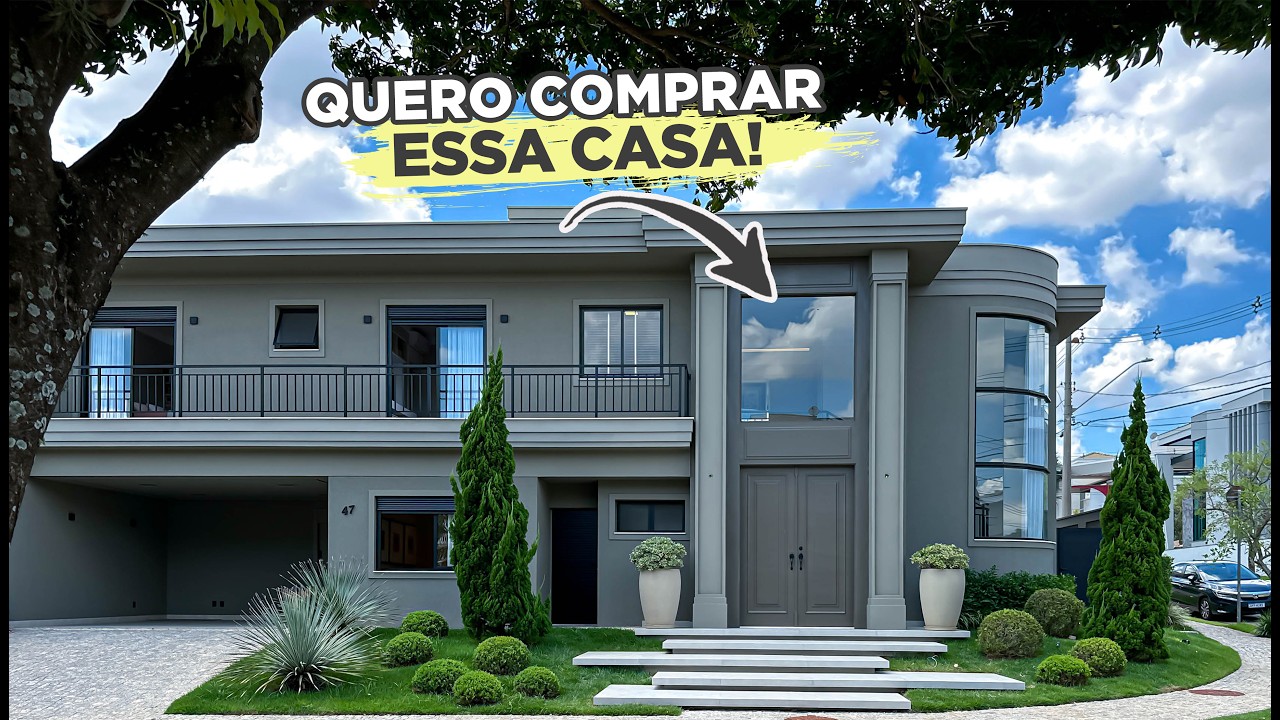TOUR pela CASA dos SONHOS com ESTILO CLÁSSICO e MODERNO | Gaby Garciia