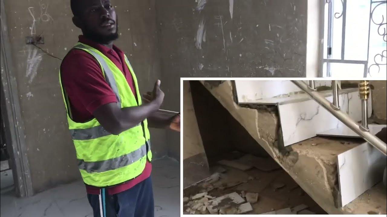 TIles Installation using Nigerian made tiles YouTube